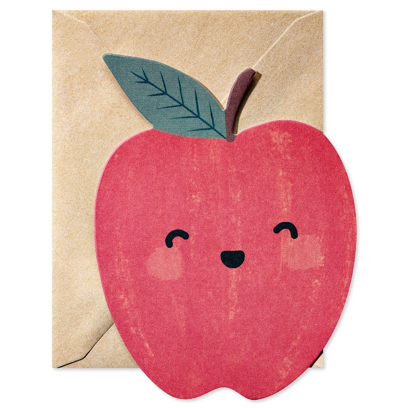 10ct Blank All Occasion Note Cards &#39;Apple&#39;, 1 of 4