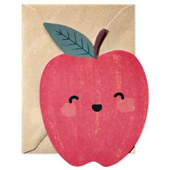 10ct Blank All Occasion Note Cards 'Apple'