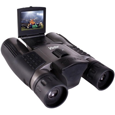 Vivitar VIV-CV-1225V 8MP 2-in-1 Binoculars and Digital Camera Black