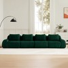 146'' Flannelette Modular Sectional Sofa with Deep Seat, Boneless Design, and Buckle Connection - 3 of 4