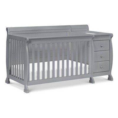 Image of DaVinci Kalani 4-in-1 Convertible Crib & Changer Combo - Gray