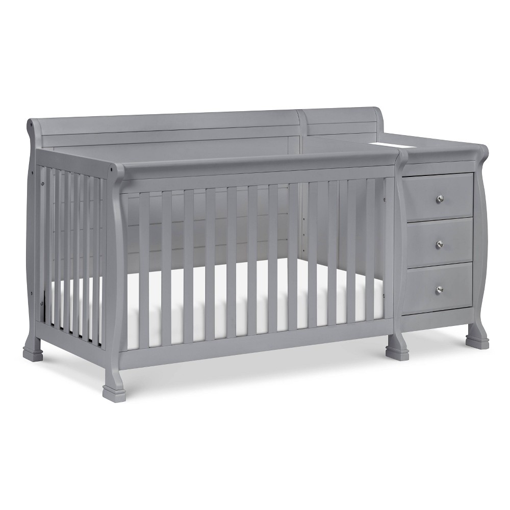 DaVinci Kalani 4-in-1 Convertible Crib & Changer Combo - Gray -  83905227