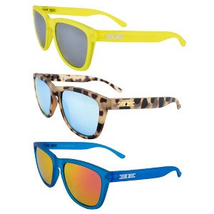 3 Pairs of Epoch Eyewear Vibe Sunglasses with Flash Mirror, Teal Mirror Lenses - 1 of 4