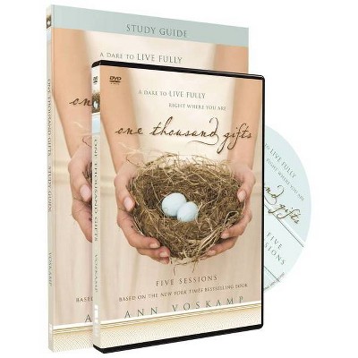 One Thousand Gifts Study Guide with DVD - by  Ann Voskamp (Paperback)