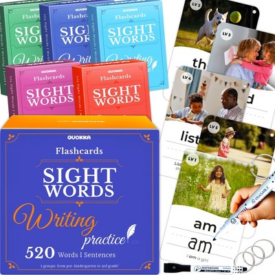 QUOKKA 520 Sight Words Flash Cards for Kids