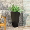 KWPZQEB Large Tall Planter for Indoor or Outdoor, Flower Pots Tapered Tall Planters, MGO Cast Stone Planters for Outdoor Indoor Plants - 2 of 4