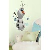 Frozen Olaf The Snow Man Peel and Stick Kids' Wall Decal: RoomMates Vinyl Self-Adhesive, 25 Pieces, Blue, Kids Decor - image 3 of 4