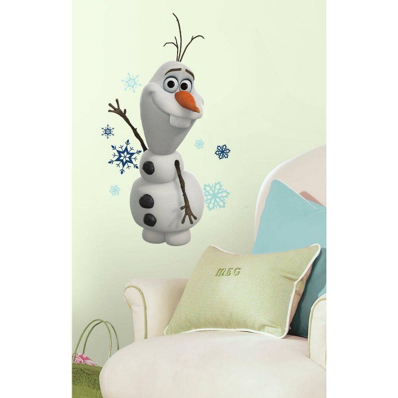 Frozen Olaf The Snow Man Peel and Stick Kids&#39; Wall Decal, 4 of 7