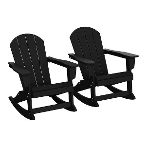 WestinTrends  Outdoor Patio Porch Rocking Adirondack Chair - 1 of 4