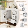 Mshliw 30 Inch Bathroom Vanity with Ceramic Sink, Solid Wood Frame Freestanding Cabinet with 3 Drawers, Soft Close Doors, Modern Storage Vanity - 4 of 4