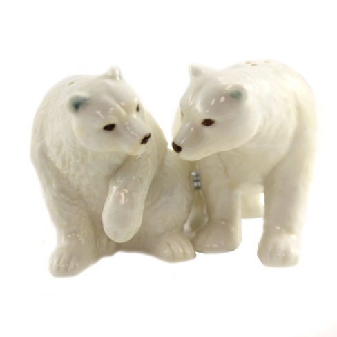 Gibson Our Table Simply White Porcelain 2.4 Inch Salt And Pepper Shakers :  Target