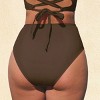 Women's Chic Olive High-Waisted Wrap Bikini Bottom - Cupshe - 3 of 4
