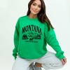 Simply Sage Market Women's Graphic Sweatshirt  Montana Forest Scene - 2 of 4