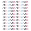 Willow & Ruby 100pc Hair Ties for Women – Elastic Ponytail Holders for All Hair Types, Strong & Stretchy Hair Bands in Black, Pink, Gray, and Blue - 3 of 3