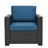 10-Piece Outdoor PE Rattan Cnversation Sectional Sofa Set with Storage Coffee Table and Waterproof Cushions - 3 of 4