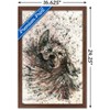 Trends International Emma Steel - Wet Dog Framed Wall Poster Prints - 3 of 4