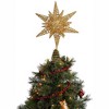 Ornativity 3D Glitter Star Tree Topper - Gold - 3 of 4