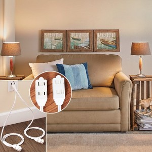 The Lakeside Collection Split Extension Cord Power Strip - 1 of 4