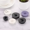 Unique Bargains Rubber Flexible Bathtub Sink Drain Stoppers with Hanging Ring 6 Pcs - 4 of 4