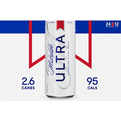 Michelob Ultra Superior Light Beer - 24pk/12 Fl Oz Cans : Target