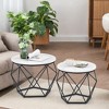 Living Room Tables End Tables Living Room Set Of 2 Mesa De Centro Para Sala Coffee Table And End Table Sets Mesitas Para Sala Coffee Table Set Table - 3 of 4