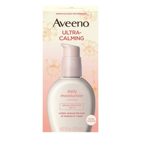 Aveeno Ultra-Calming Daily Moisturizer Sunscreen - SPF 15 - 4 fl oz - image 1 of 4