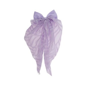 Unique Bargains Grace Bow Ribbon Hair Clips 1 Pc - 1 of 4