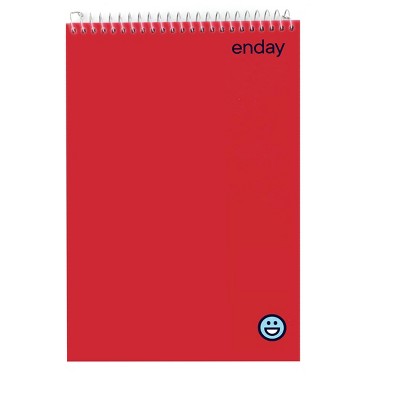 Notebook 5 x 7 College-Ruled 80 ct. Sidebound, Red