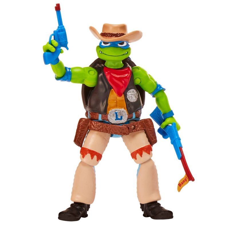 Teenage Mutant Ninja Turtles: Mutant Mayhem Cowboy Leo Action Figure, 3 of 9