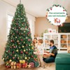 Tangkula 9FT Artificial Xmas Tree Hinged Fake Xmas Tree with 3594 PVC Branch Tips Foldable Metal Stand - image 4 of 4