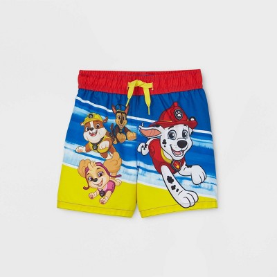 Toddler Boys' PAW Patrol Swim Trunks - Blue 2T