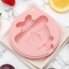 Unique Bargains Popsicles Mould Hand Washable Plastic Pink 3.46"x3.46"x0.94" 1 Pc - 2 of 4