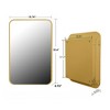 NicBex Wall Mounted Bathroom Storage Cabinet,Medicine Cabinet with Mirror and Adjustable Shelves for Bathroom - 3 of 4