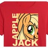 Women's - My Little Pony - Character Block Apple Jack Cropped Graphic T-Shirt - 2 of 4