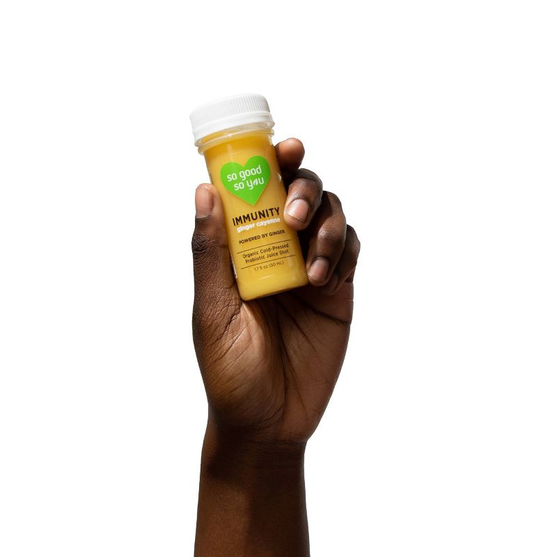 So Good So You Immunity Ginger with Cayenne Organic Probiotic Shot - 1.7 fl oz, 5 of 9