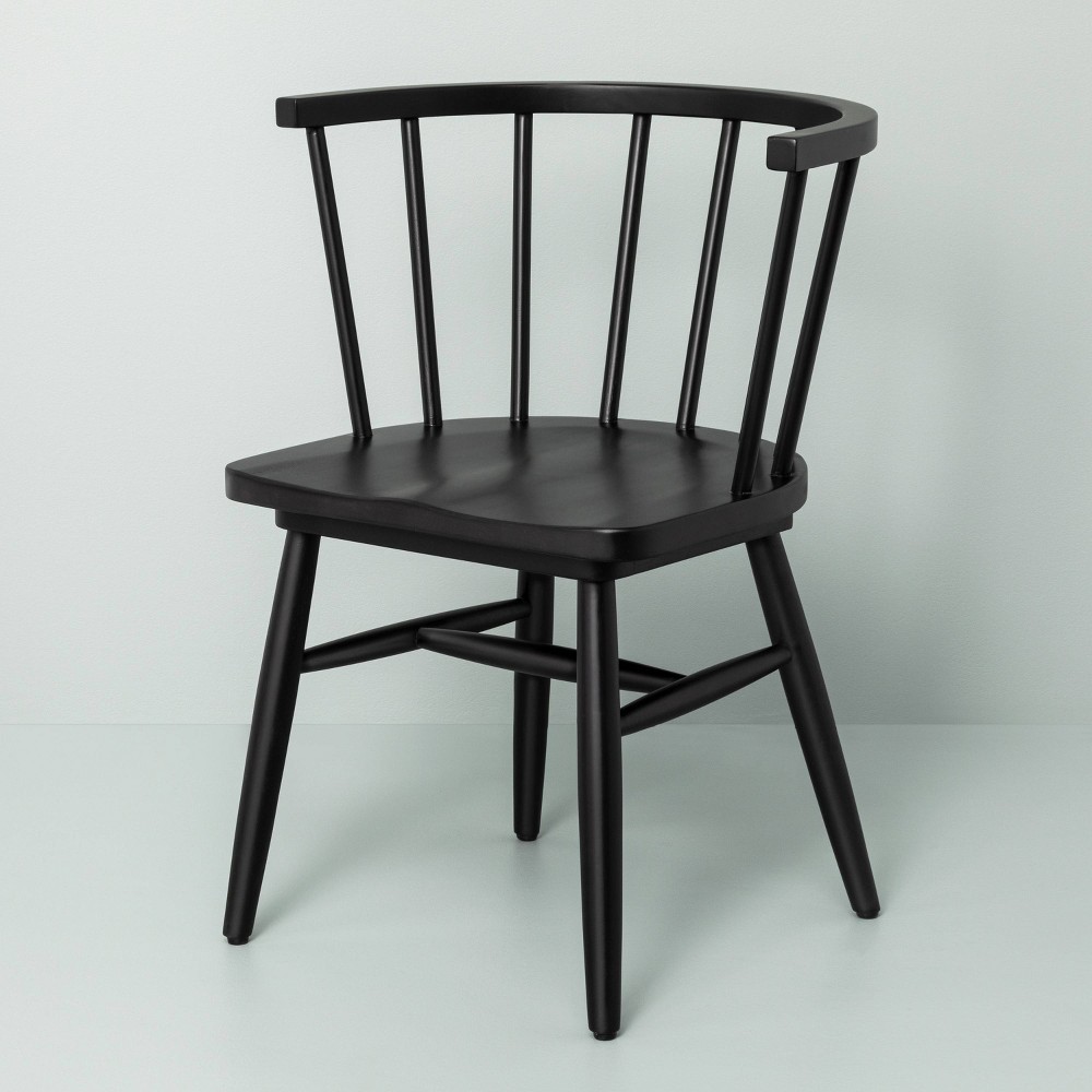 Photos - Chair Shaker Dining  - Black - Hearth & Hand™ with Magnolia
