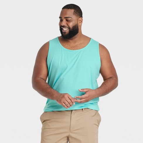 Men's Big & Tall 4pk Tank Top - Goodfellow & Co™ Black 4xl : Target