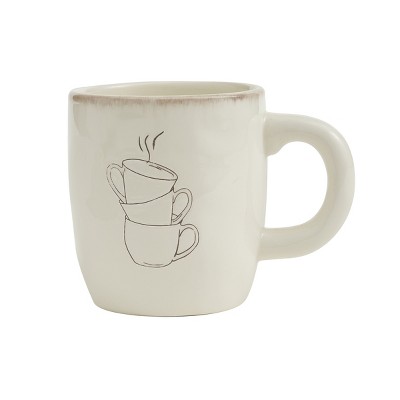 Park Designs Villager Mug Mugs Set - Cream