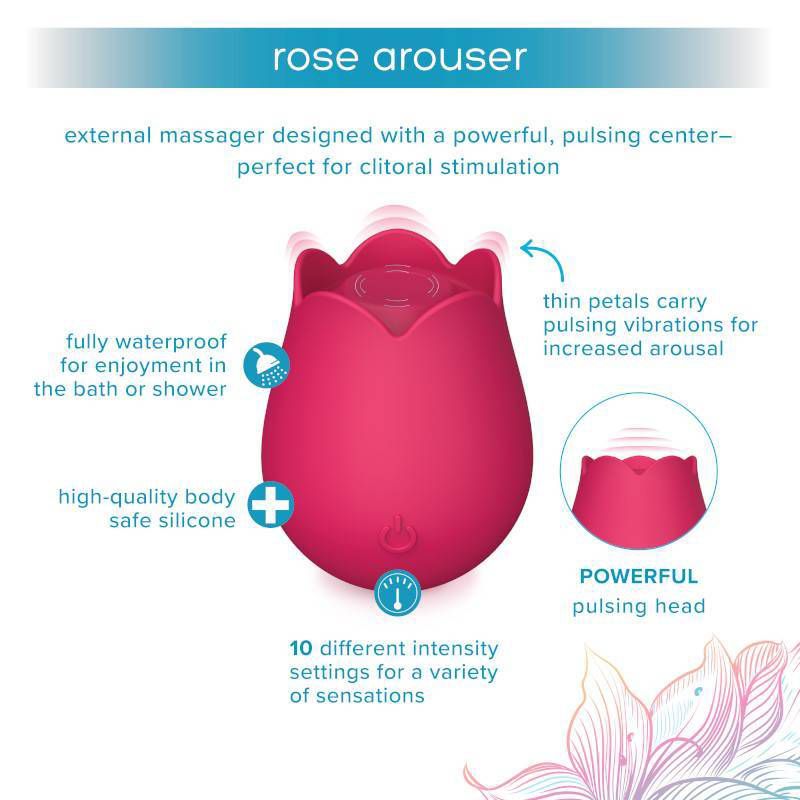plusOne Rose Arouser Vibrator, 5 of 7