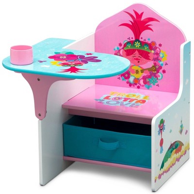 minnie mouse chair desk with storage bin