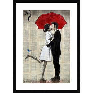 Amanti Art Magical Rain by Loui Jover Wood Framed Wall Art Print - 1 of 4