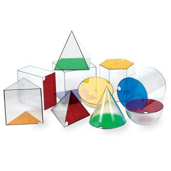 Learning Resources Giant GeoSolids, Large Plastic Shapes