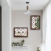 Aoibox Set of 2 Rectangular Wall Mirrors, Gorgeous Rustic Farmhouse Accent Mirrors for Bathroom, Bedroom, Living Room Decor - 4 of 4