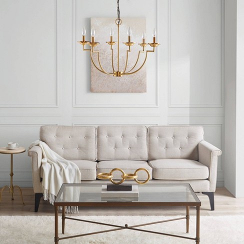 Gold candelabra deals chandelier