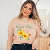 Simply Sage Market Women's Hawaii Girly Flower Short Sleeve Graphic Tee - 2 of 3