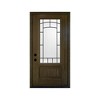 Chic Crate 36"x80" Fiberglass Front Door with Frosted Glass, Vinyl Frame Included - 2 of 4