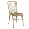 NicBex Rattan Patio Dining Chairs Set of 2,PE Wicker Outdoor Chairs with High Backrest,Kitchen Chairs for Dining Room,Patio - 4 of 4