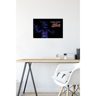 Five Nights at Freddy's Funtime Freddy Gaming Poster with Mount