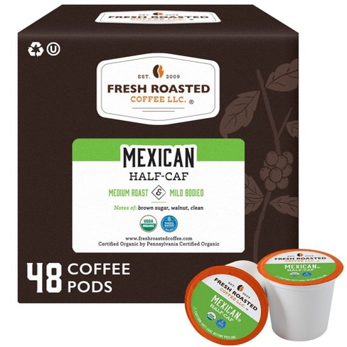 Half Caff Coffee Single-Serve Pods 12 ct Medium Roast – Aroma Ridge Coffee  Roasters