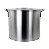 3pc 42qt Stock Aluminum Pot & Basket Silver: CHARD Outdoor Cooking, Boiling Seafood, 30qt Fryer-Compatible - 2 of 4